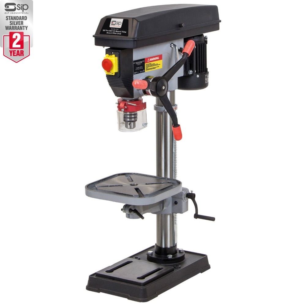 SIP 01713 Pro B20 16-Speed 750w Bench Pillar Drill