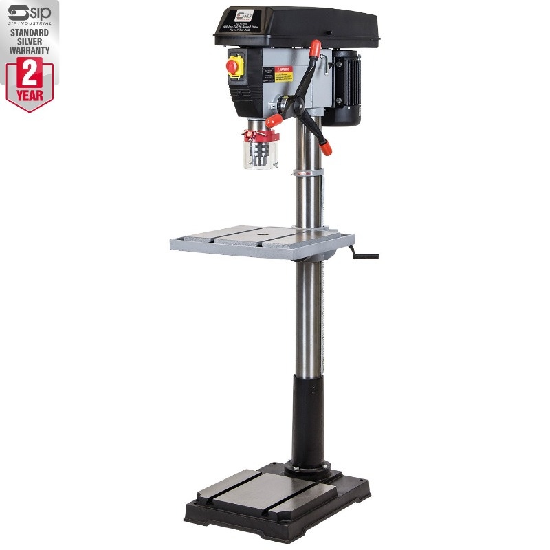 SIP Pro F20 16-Speed 750w Floor Pillar Drill