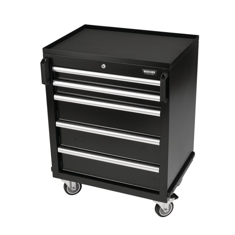 Draper 29792 BUNKER Modular 5 Drawer Mobile Cabinet, 646mm