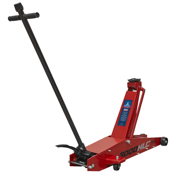 Sealey 3000HLC Trolley Jack 3tonne Long Reach High Lift