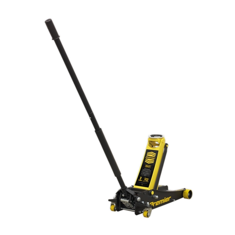 Sealey 3040AY Trolley Jack 3tonne Rocket Lift Yellow