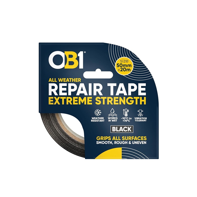 OB1 Repair Tape Black 50mm x 20m