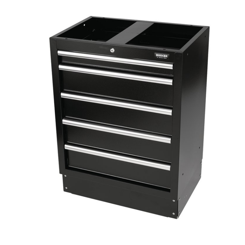 Draper 31387 BUNKER Modular 5 Drawer Floor Cabinet, 680mm