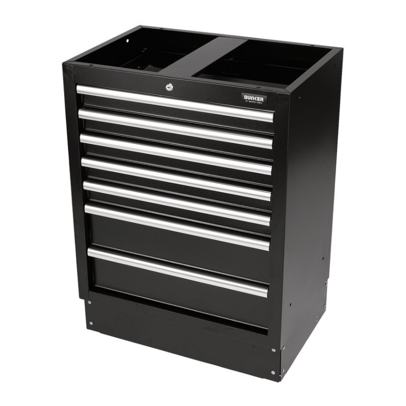 Draper 31706 BUNKER Modular 7 Drawer Floor Cabinet, 680mm