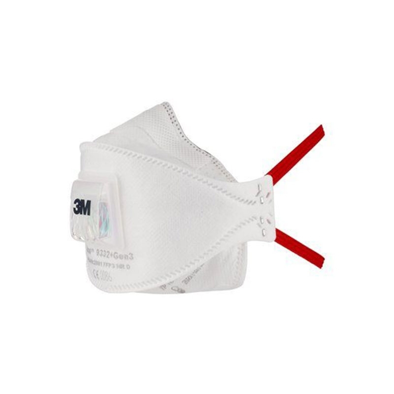 3M Aura Particulate Respirator 9332+Gen3, Valved, FFP3 (5 Pack)