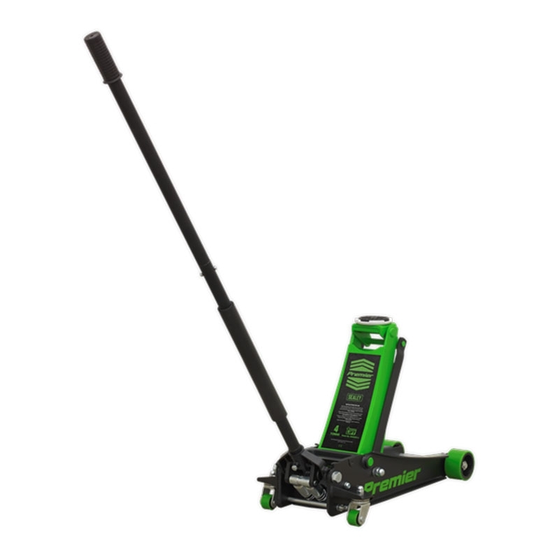 Sealey 4040AG Trolley Jack 4tonne Rocket Lift Green