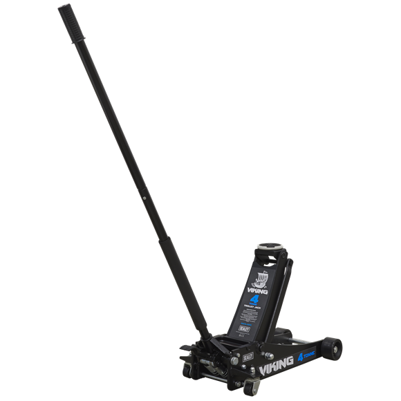 Sealey 4040TB Viking Tyre Bay Trolley Jack 4tonne Low Entry with Rocket Lift