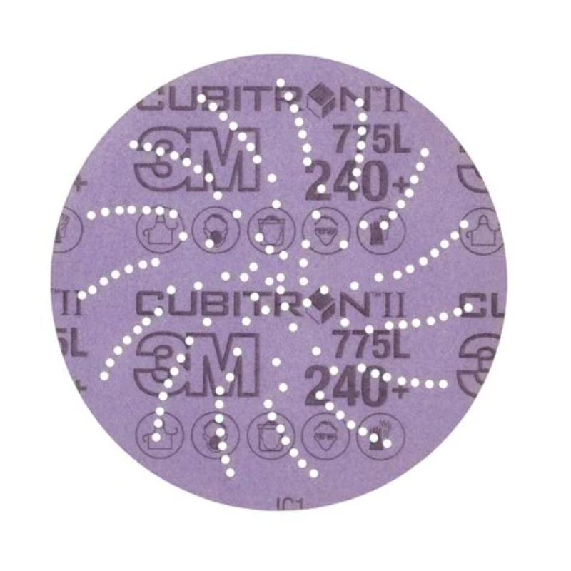 3M Cubitron II Hookit Clean Sanding Film Disc 775L, 127 mm, Clean Sand, 240+ (Pack of 50)