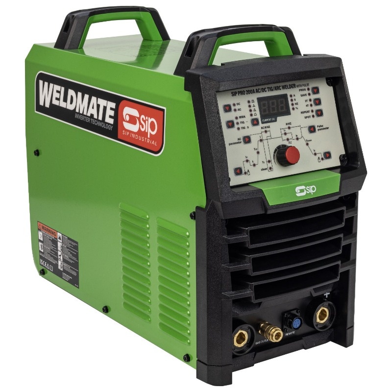 SIP 05795 PRO 200A AC/DC TIG/ARC Welder with Pulse
