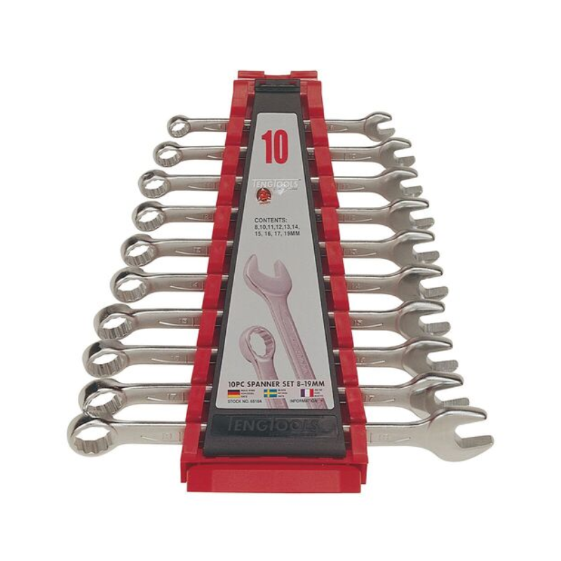 Teng Combination Spanner Set, 10 Piece