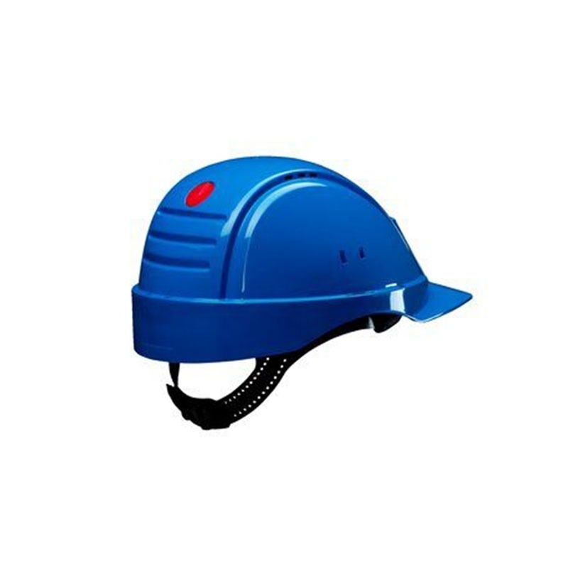 3M PELTOR Hard Hat Helmet G2000 with Uvicator Sensor, Pinlock, Ventilated, Blue, G2000CUV-BB