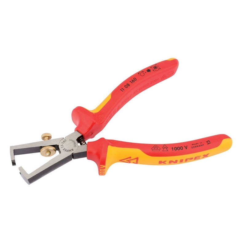 Draper 31930 VDE Fully Insulated Wire Stripping Pliers (160mm)