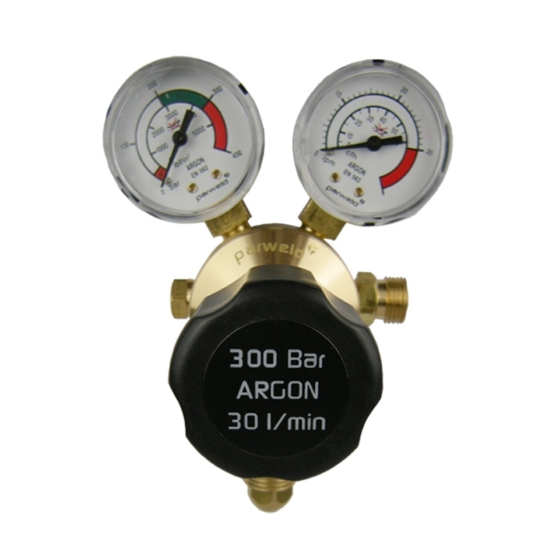 Parweld E700123 300 Bar Single Stage 2 Gauge Argon Regulator