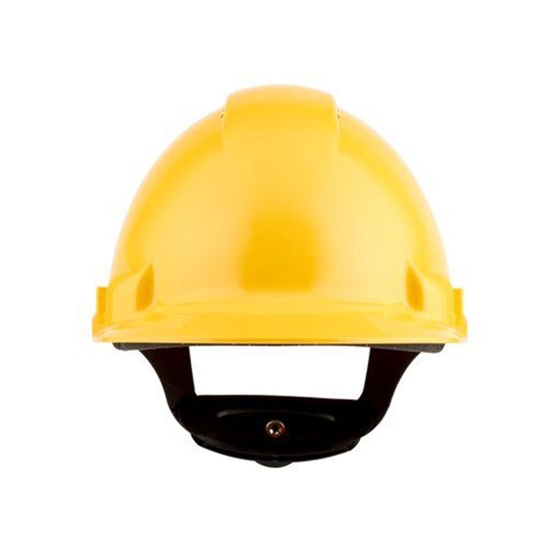 3M PELTOR G3000 Safety Helmet with Uvicator Sensor Ratchet suspension, Ventilated, Yellow, G3000NUV-GU