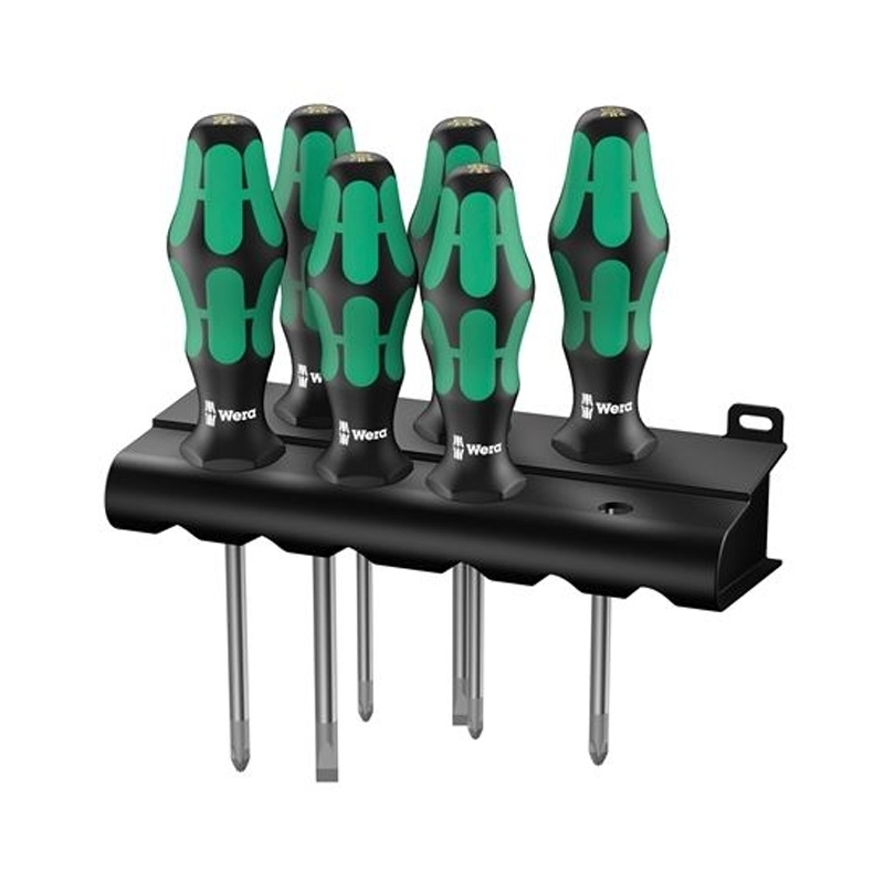 Wera 105656 6 Piece Kraftform Screwdriver Set