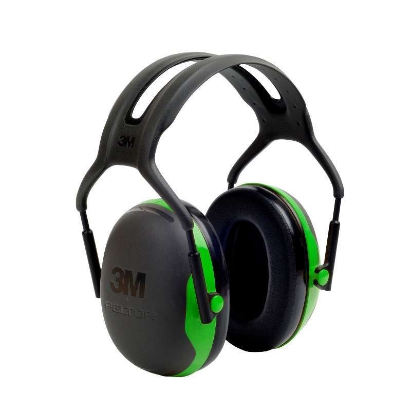 3M PELTOR X1A Ear Defenders (Black/Green)