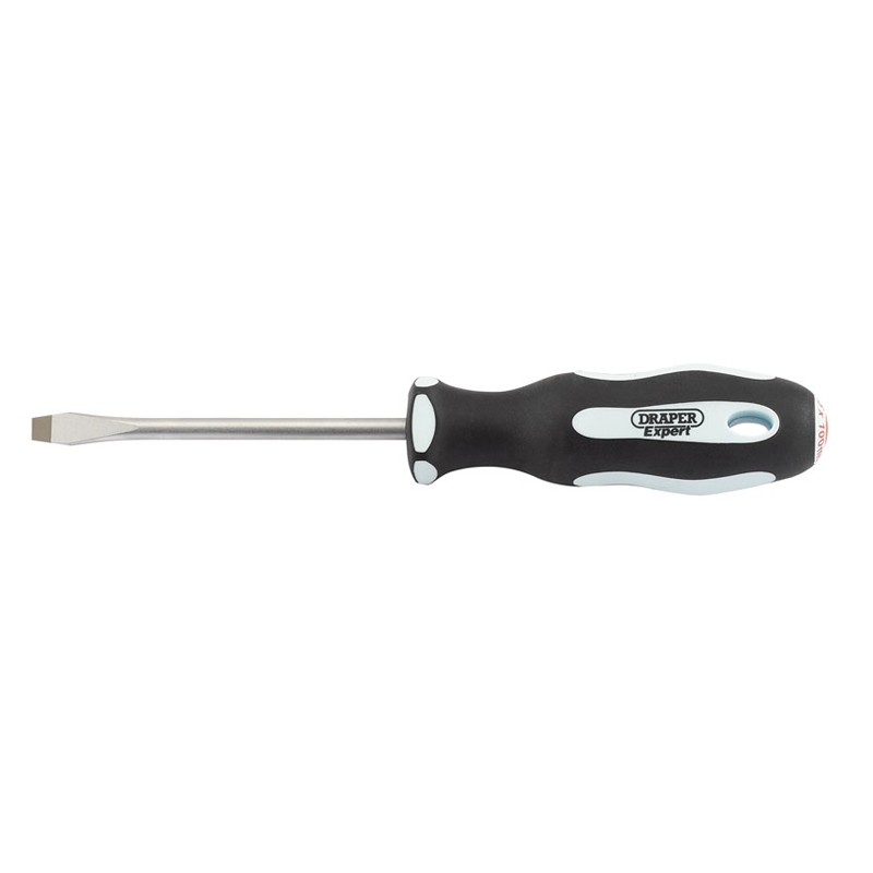 Draper 34978 Expert Plain Slot 6.5 x 100mm Soft Grip Screwdriver