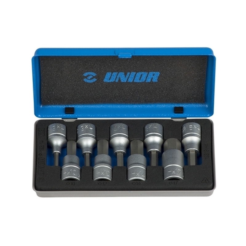 Unior 607064 Hexagonal Screwdriver Socket Set 1/2