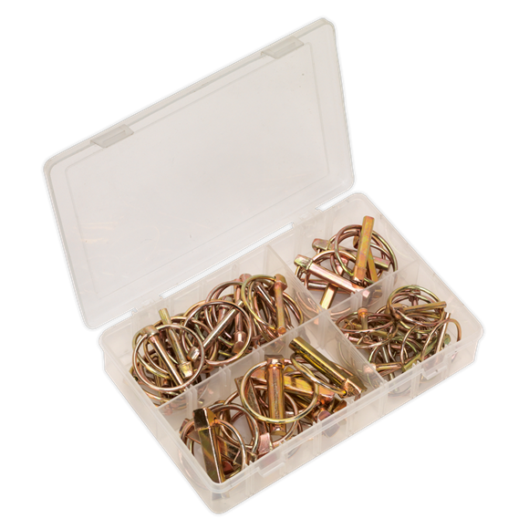 Sealey AB022LP Linch Pin Assortment 50pc Metric