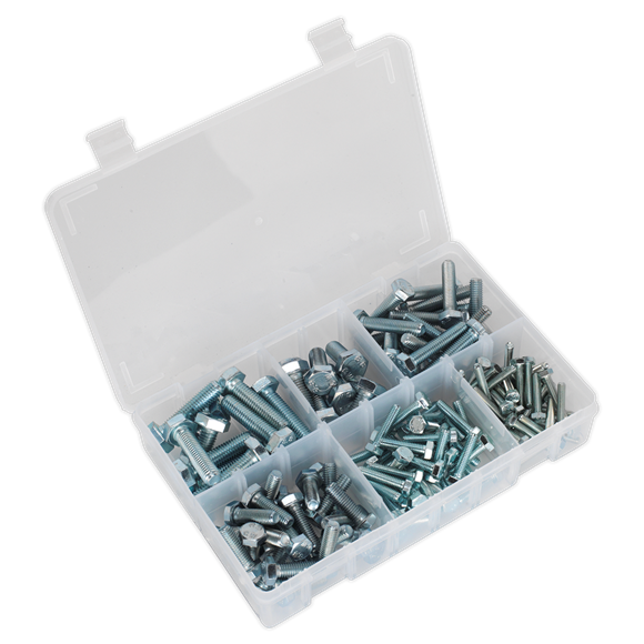 Sealey AB048SS Setscrew Assortment 150pc Metric M5-M10 High Tensile