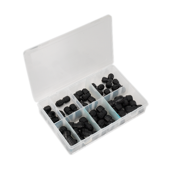Sealey AB069JG Speedfit® Coupling Assortment 32pc Ø6 & Ø8mm Metric