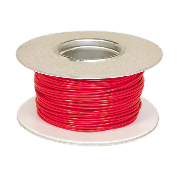 Sealey AC3220RE Automotive Cable Thin Wall Single 1mm² 32/0.20mm 50m Red