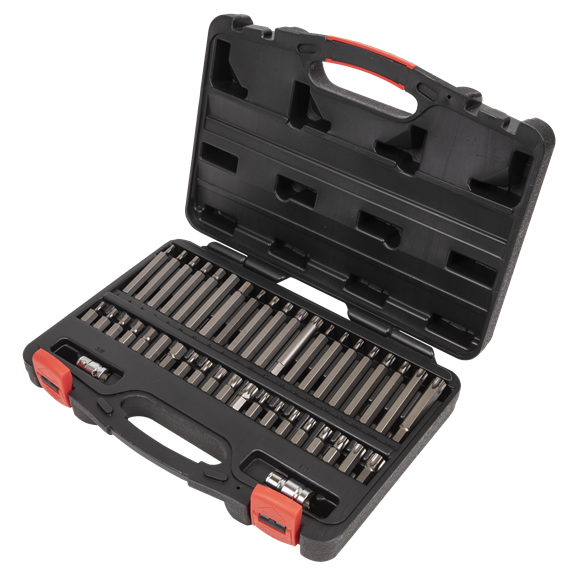 Sealey AK21942P TRX-Star*/Hex/Spline Bit Set 42pc 3/8