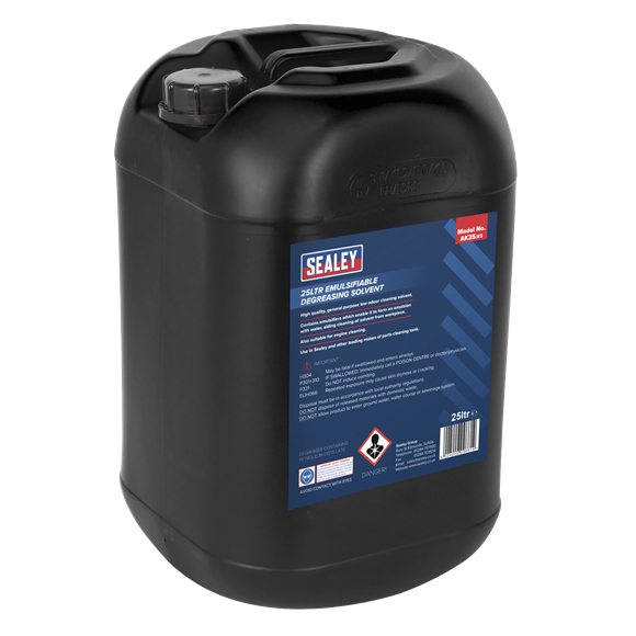 Sealey AK25 Degreasing Solvent Emulsifiable 25L