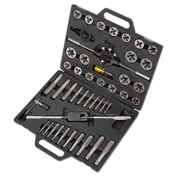 Sealey AK303IMP Tap & Die Set 45pc Split Dies Imperial