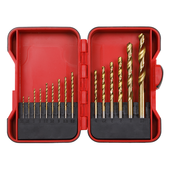 Sealey AK3715HSS HSS Drill Bit Set 15pc