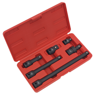 Sealey AK5514 Impact Adaptor & Extension Bar Set 6pc 1/2