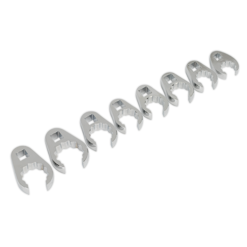 Sealey Crow's Foot Spanner Set 8pc 1/2