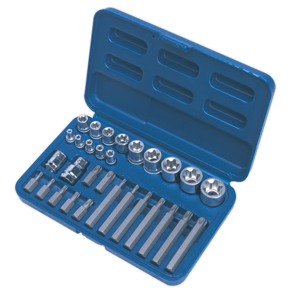 Sealey AK619 TRX-Star* Socket & Bit Set 30pc 1/4