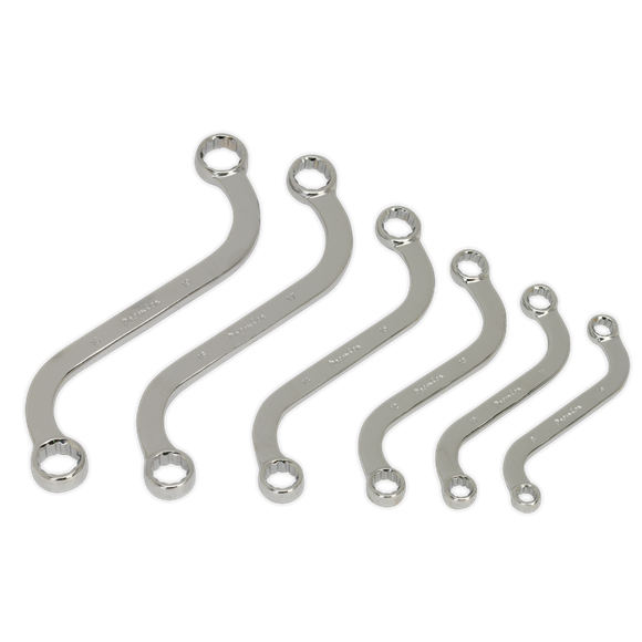 Sealey AK6315 S-Spanner Set 6pc Metric