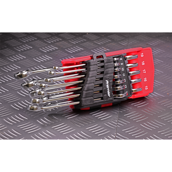 Sealey AK63921 Combination Spanner Set 12pc Lock-On™ 6pt - Metric