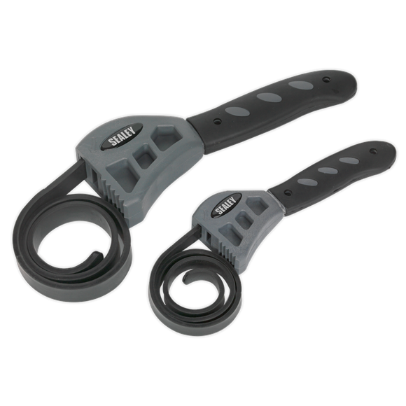 Sealey AK6408 Strap Wrench Set 2pc