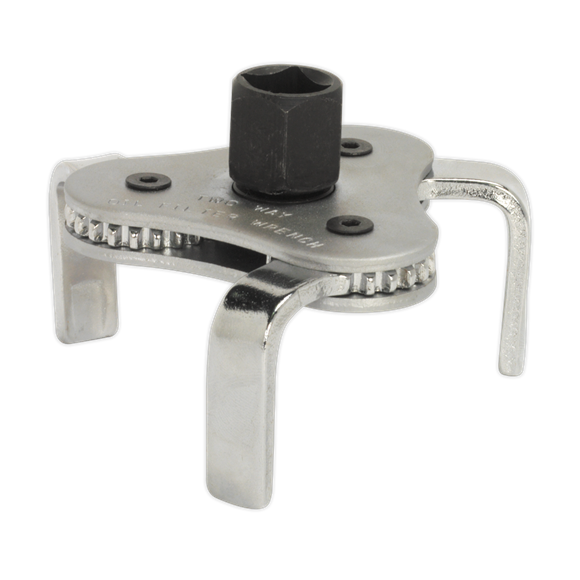 Sealey AK642 Oil Filter Claw Wrench Ø63-103mm Capacity 3/8