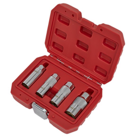 Sealey AK65561 Magnetic Spark Plug Socket Set 4pc 3/8