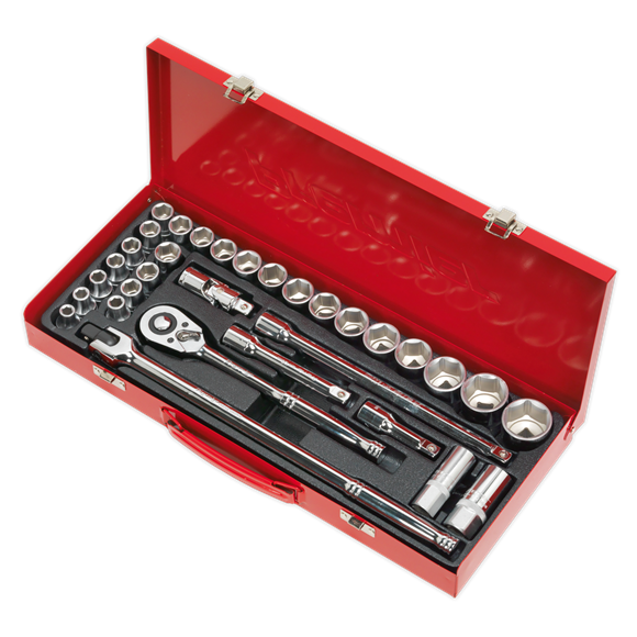 Sealey AK693 Socket Set 32pc 1/2