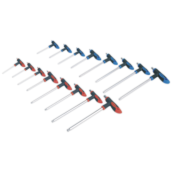 Sealey AK7147 T-Handle TRX-Star* & Hex Key Set 16pc
