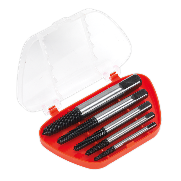 Sealey AK722 Screw Extractor Set 5pc Helix Type