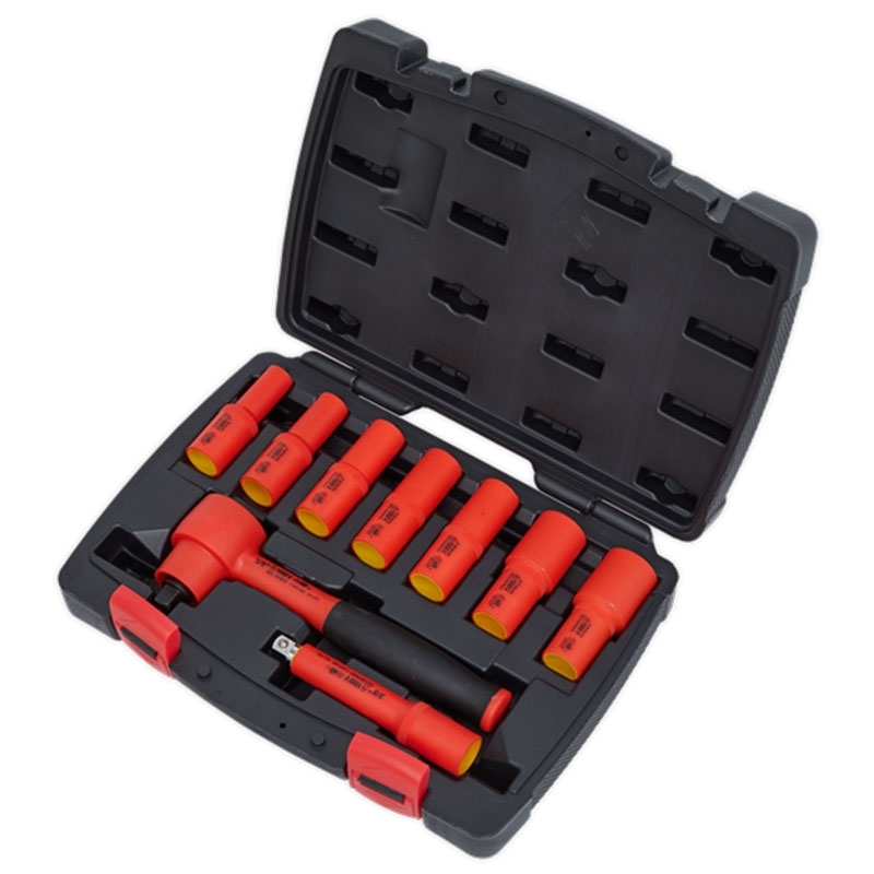 Sealey AK7942 Insulated Socket Set 9pc 3/8