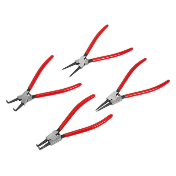 Sealey AK8456 Internal/External Circlip Pliers Set 4pc 230mm
