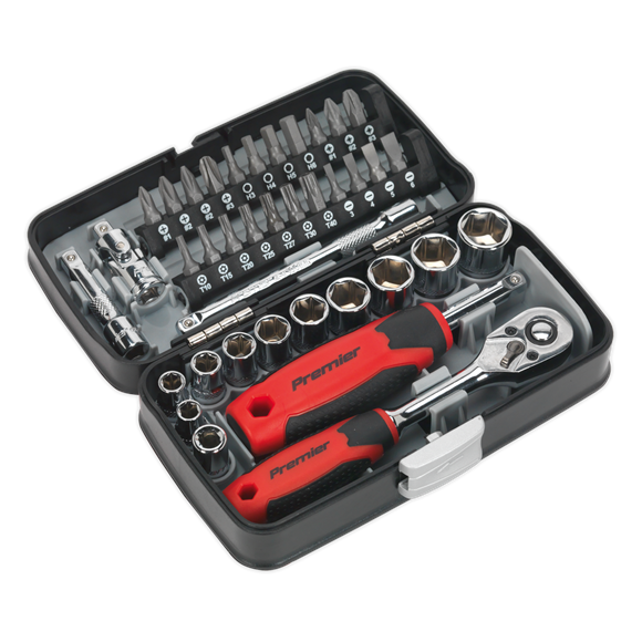 Sealey AK8945 Socket & Bit Set 38pc 1/4
