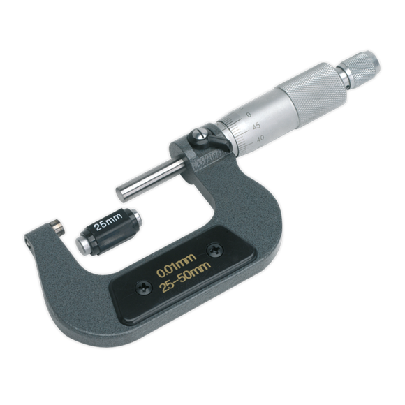 Sealey AK9632M External Micrometer 25-50mm