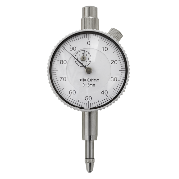 Sealey AK9634M Dial Gauge Metric 8mm Deflection