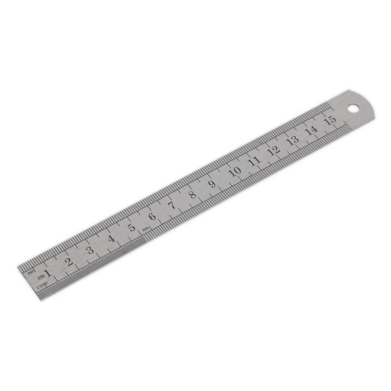 Sealey AK9640 Steel Rule 150mm/6