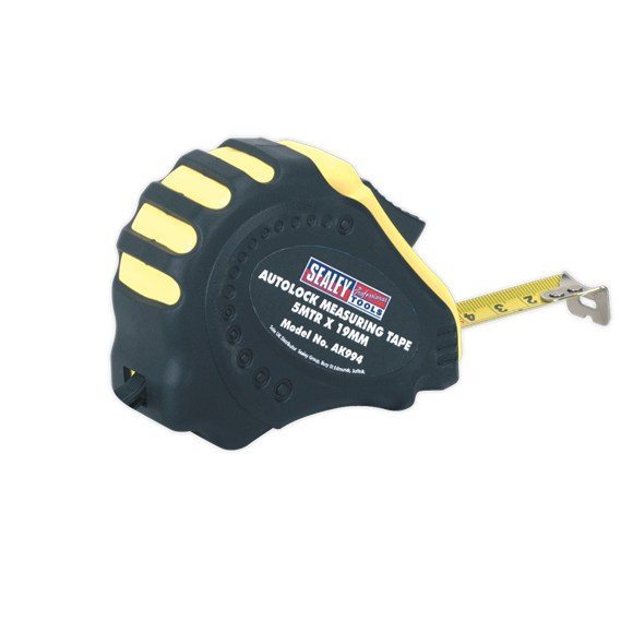 Sealey AK994 Autolock Tape Measure 5m(16ft) x 19mm - Metric/Imperial