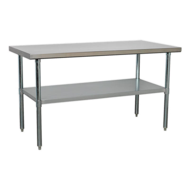 Sealey AP1560SS Stainless Steel Workbench 1.5m