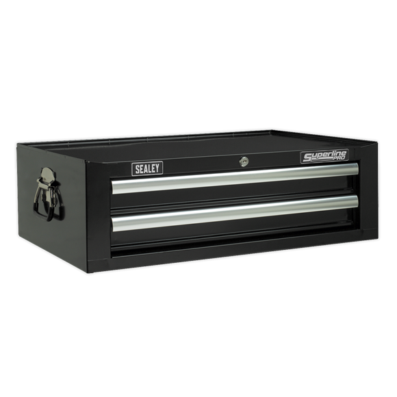 Sealey AP26029TB Mid-Box 2 Drawer with Ball Bearing Slides - Black